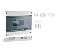 Scatola dei fusibili HT 12WAY montata con valutazione IP65 e terminali in ottone per installazioni di prati e piscine in fattoria