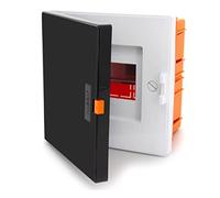 Scatola dei fusibili, IP40, da incasso, piccolo distributore, 4 moduli, 1 fila, per l'installazione in casa