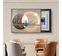 Scatola dei fusibili per quadro elettrico interno, design decorativo push-pull per soggiorno, facile da installare, pannello interruttore a parete nascosta