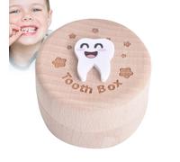Scatola dei ricordi dei denti, in legno, per conservare i denti perduti, da collezione, per bambini, bambini, asilo, compleanno, collezione commemorativa per madre e padre