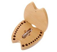 Scatola dei Ricordi in Legno per Dentini da Latte Bambini | Forma Unica, per Conservare i Dentini Perduti, Stile Interessante e Aspetto Grazioso