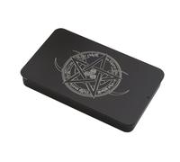 Scatola Dei Tarocchi Di Ferro, Custodia Per Lo Stoccaggio Delle Carte Di Ferro, Accessorio Per Giochi Leggeri, 16.7x10.3x2cm, Protezione D-udite, Facile Da Installare, Ideale Per I Viaggi, Gioco Al Co