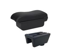 Scatola del bracciolo automatico Per Seat Per Ibiza Box Bracciolo Per 6j 6L Car Auto Storage Retrofit Parti Accessori Interni Braccio(C3 Black white NOUSB)
