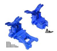 Scatola del cambio anteriore e posteriore in metallo for Arr-ma 1/10 3S for GRANITE for SENTON 1/8 for TYPHON RC Car Parts Upgrade(Blauw)
