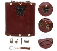 Scatola Del Denaro Banca Dei Soldi Con Serratura Cassa in Legno