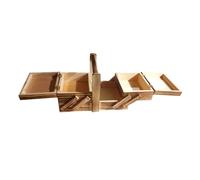 Scatola del Kit di Cucito di legno Forbici Cuciture Kit di Riparazione
