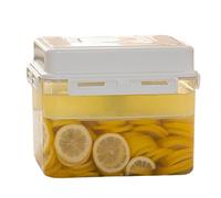 Scatola del portiera - contenitore di stoccaggio ermetico con manico e coperchio, barattolo di fermentazione trasparente 4L/5L | Conservatore alimentare a prova di perdite, della fresche