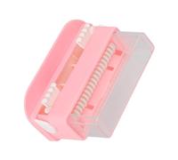 Scatola del Supporto per Micro Applicatore a Grande capacità con Design Trasparente per un Facile Accesso - Distributore di Pennelli Applicatore Dentale in Plastica Rosa Igiene Orale (PINK)