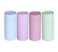 Scatola del tessuto automobilistico, supporto per tessuto automobilistico con tessuto facciale 4 pcs rotondo scatola di tessuto automobilistico con tessuti del viso a 3 strati per i tessuti del viso