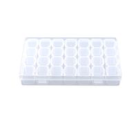 Scatola della Medicina, Plastica Trasparente 28 Slot Tablet Medicina Pillola Gioielli Storage Organizer Box Contenitore Per Conservare Pillole, Orecchini, Anelli Per Le Dita, Collana di Perline Ecc