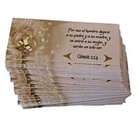 Scatola delle promesse bibliche sul matrimonio (spagnolo)