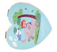Scatola Dentini Cuore in Legno per Ragazzo Ragazza, 1 Pezzo | Organizza i Dentini da Latte, Conserva Ricordi, Superficie Liscia, Idea Regalo per Compleanno e Natale