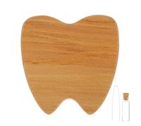 Scatola Dentini da Latte in Legno per Bambini, Box Ricordo | Forma Unica, Stile Simpatico e Grazioso, per Conservare i Primi Dentini e Seguire la Crescita