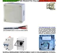 Scatola Derivazione Cancello Automatico Fusibile Cavo Fotocellule Differenziale