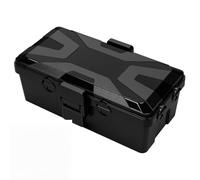 Scatola Derivazione Stagna Esterna, Cassetta Elettrica Impermeabile Nero PP+TPE, Protezione Prolunghe e Spine da Giardino, Esterno