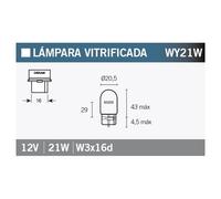 Scatola Di 10 Lampade Osram 7504 Per Moto Ricambi Ciclomotore Accessori