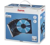 Scatola di 100 custodie slim per CD Hama 00051270 trasparente