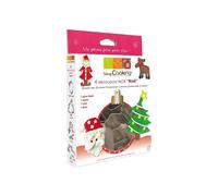 Scatola di 4 tagliabiscotti di Natale ScrapCooking