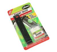 Scatola di 6 toppe autoadesive con 2 leve per pneumatici Slime Noir