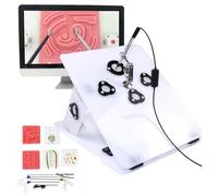 Scatola Di Addestramento Per Simulatore Laparoscopico, Kit Simulatore Chirurgico, Trainer Laparoscopico, 6 Moduli Di Formazione (7 Funzioni Di Formazione) + 4 Strumenti Chirurgici + Telecamera Hd