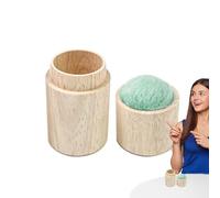 Scatola Di Ago Per Cucire - Contenitore Portatile Per Coperchio, Custodia In Legno Durevole | Organizzatore Artigianale Per Gli Strumenti Di Trapuntatura Forniture Di Ricamo Con La Soluzione Di Archiv