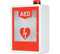 Scatola di allarme for defibrillazione cardiaca a parete con sistema di allarme e luce, doppio interruttore di controllo, valigetta di pronto soccorso