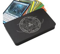 Scatola di archiviazione della carta dei tarocchi - Carte di tarocchi, supporto per organizzatore di tarocchi di ferro | Accessorio per periferia del gioco degli scacchi da tavolo, scatola a protezion