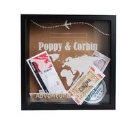 Scatola Di Archivio Di Avventura, Vetrina Di Memoria Da Viaggio Con Cornice Fotografia, Scatola Di Memoria Di Collezione Biglietti Da Viaggio, Scatola Di Collezione Di Biglietti Multifunzionale Per