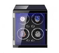 Scatola di avvolgitore per orologi a guscio di legno per vento da auto-orologi automatici Display retroilluminazione LED Case silenzioso MOTO ANTI-Magnetizzazione (colore: C, dimensione: 4 0)