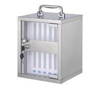 Scatola di blocco per cellulare da parete con maniglia, organizer per aula e l'ufficio, opzioni multiple di slot