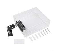 Scatola di blocco termostato con serratura a chiave, alloggiamento in acrilico trasparente per sistemi HVAC che fornisce protezione e visibilità delle impostazioni del termostato (S)