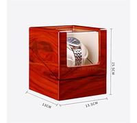 Scatola di carica automatica dell'orologio meccanico agitatore del motore dell'avvolgitore Display supporto dell'organizzatore immagazzinaggio dei gioielli Agitatore Grande capacità(Brown)