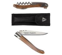 Scatola di coltelli da tasca con incisione personalizzata - Coltello personalizzato e steward da vino in una scatola - Scatola di 2 coltelli