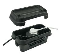 Scatola Di Connessione Elettrica Impermeabile Da Esterno Nera Piccola IP45