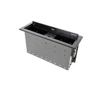 StarTech.com Box a doppio Modulo per Connettività sala Riunioni con gestione Cavi - moduli di Alimentazioni , Ricarica , A/V e Dock per PC Portatili