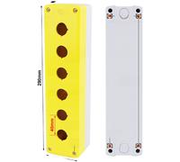 Scatola di controllo a pulsante Bellmei 1 foro con alloggiamento IP65 per proget