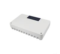 Scatola di controllo del riscaldamento a pavimento, regolatore cablato | con Bilanciamento Idraulico, Stato LED e Terminali a Vite, per Sistemi Radianti Idronici e Contro Caldaia/Pompa
