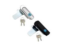 Scatola di controllo della serratura della porta in lega di zinco piatta 1 pezzo(Black)