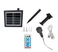 Scatola di controllo della stringa della luce solare resistente alle intemperie, con sistema di gestione dell'alimentazione del circuito 3.7V/24V, porta di ricarica di tipo C, sistema di energia