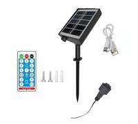 Scatola di controllo della stringa della luce solare resistente alle intemperie, con sistema di gestione dell'alimentazione del circuito 3.7V/24V, porta di ricarica di tipo C, sistema di energia