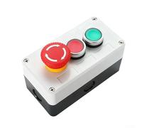 Scatola di controllo dell'interruttore del bottone dell'ABS con valutazione impermeabile IP65 e connettore, progettata per uso industriale con sicurezza della vite di caduta (D)