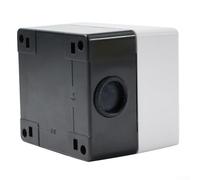 Scatola di controllo in plastica ABS con foro da 22 mm con guarnizione impermeabile e compatibilità con interruttore a pulsante, IP65 antipolvere per uso elettrico (4 fori)