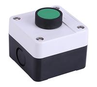 Scatola di Controllo Interruttore a Pulsante, Apriporta Resistente Alle Intemperie Automatica per Apricancello Verde Pulsanti Uscita Momentaneo On Off Impermeabile Automatico Interruttori Lockless
