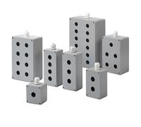 Scatola di Controllo Interruttore a Pulsante Scatola di giunzione for esterni in alluminio pressofuso, custodia for strumento di progetto elettronico IP65 in metallo impermeabile(12 hole Double row)