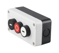 Scatola di controllo per interruttore a pulsante CNC con alloggiamento in ABS impermeabile e indicatore da 22 mm, classificato IP6 per arresto ed elettricità industriale (3)