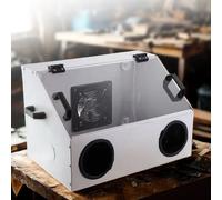 Scatola di copertura antipolvere Copertura antipolvere in metallo per lucidatura per rettificatrice da tavolo Scatola di lucidatura per molatura dentale Scatola di copertura antipolvere