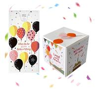 Scatola Di Coriandoli Per Il Buon Compleanno - Divertente Scherzo Pratico e Interattivo,Scatola Carina di Coriandoli Festa Compleanno | per Giovani, Adolescenti, Nonna, Nonno, Moglie, Marito, Figlio,