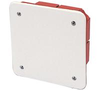 Scatola di derivazione da incasso 92 x 92 x 45 mm bianca