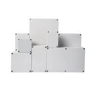 Scatola di derivazione impermeabile Custodia in plastica impermeabile Custodia for strumenti elettronici Scatola elettrica Scatola di giunzione esterna Custodia 1Pc(83X81X56)