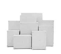 Scatola di derivazione impermeabile Custodia in plastica impermeabile Custodia for strumenti elettronici Scatola elettrica Scatola di giunzione esterna Custodia 1Pc(155-210-47)